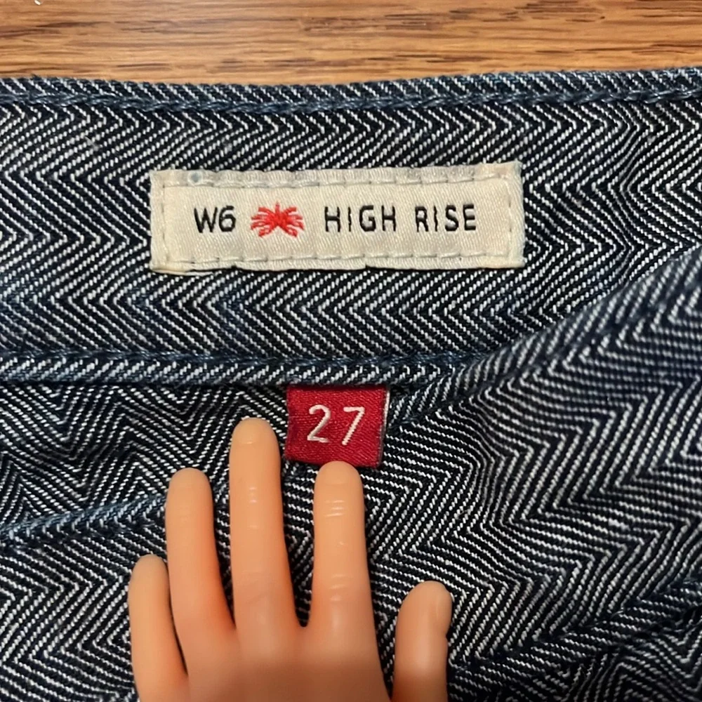 Agave Denim W6 High Rise Straight Button Fly Oakley Rinse Size 27 - Picture 3 of 16